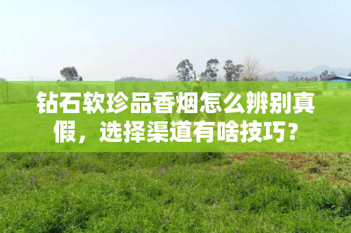 钻石软珍品香烟怎么辨别真假，选择渠道有啥技巧？